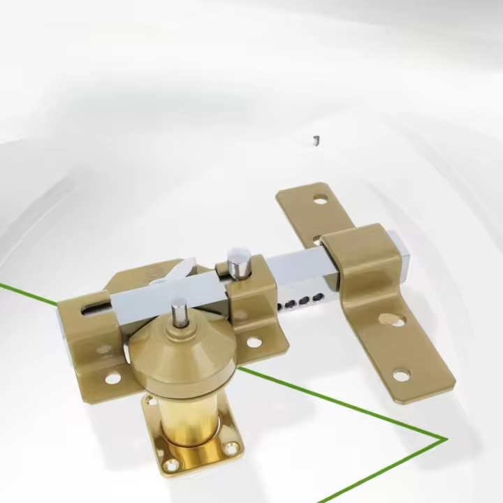 Cerradura de Sobreponer |   105 x 170 milímetros |   Martelé |   Cilindro de seguridad de 50 mm y Pestillo de Apertura |   Resistente a la Extracción, Arranque y Rotura |   Puertas de Entrada - 1