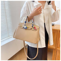 Kelly bolso de seda texturizada bufanda lichi patrón bolso de moda hombro de moda bolso de las mujeres - details 26