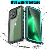 Funda De Silicona A Prueba de Agua IP68 Grado Militar Para iPhone 15 14 Pro Max Plus Deportes Acuario Submarino Escalada Material Aluminio IAOOPOO - details 29