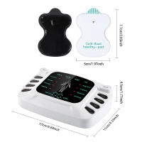 Electroestimulador de fisioterapia TENS, máquina eléctrica Compex, estimulador muscular EMS, Acupuntura de pulso, el mejor masajeador para almohadillas corporales - details 13
