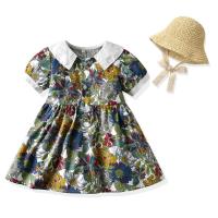 Traje Hermanos 2025 verano, niños y niñas pastoral de manga corta, camisa floral, mono y pantalones cortos. - details 14