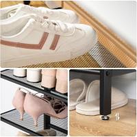 Zapatero, Zapatero de 6 Niveles, Estantería para Zapatos, Estantes de Malla Ajustables, para Entrada, Pasillo, Dormitorio, Estructura Metálica, Marrón Rústico y Negro - details 39