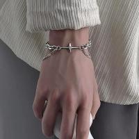 Pulsera Vintage de estrella de seis puntas para mujer y niña, joyería de fiesta a moda, brazalete Punk de Hip Hop, pulseras con colgante para pareja, anillo de regalo - details 0