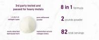Polvo multiproteico, 2 libras de péptidos de colágeno hidrolizado |   Tipo I,II,III,V,X con Biotina 10000mcg, Ácido Hialurónico, Vitamina C - details 3