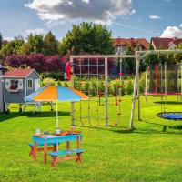 Mobiliario Infantil para jardín, Conjunto con Mesa, Dos Bancos y sombrilla, Muebles de Exterior, Madera, Multicolor - details 2