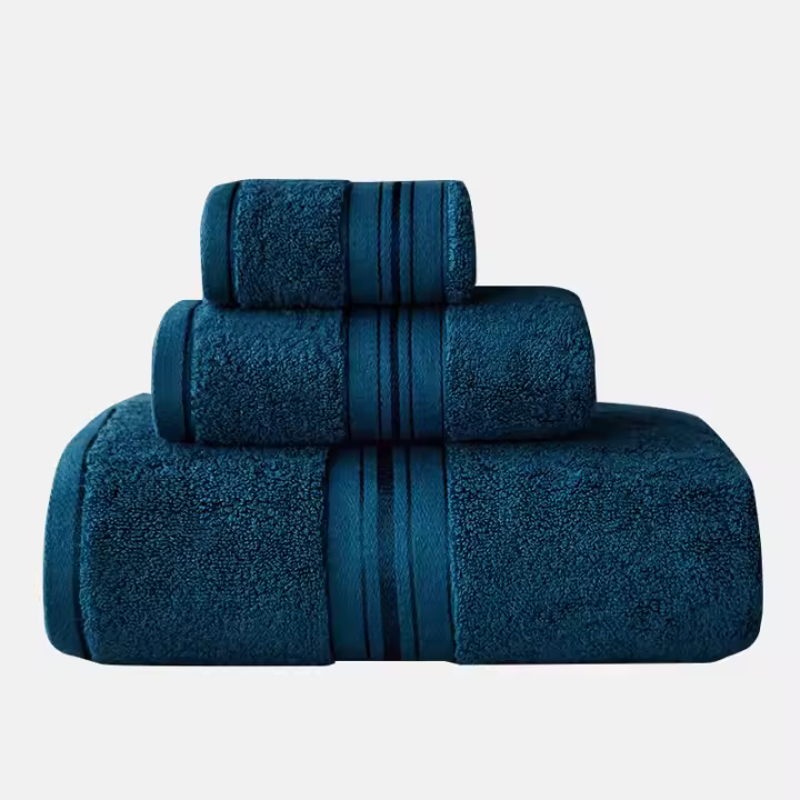 Baño de algodón grueso con mayor absorción de agua, toalla facial de afinidad suave para adultos - 1