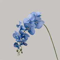 9 ramas artificiales de Phalaenopsis de cabeza, flor de orquídeas de mariposa Artificial hecha a mano realista, flores falsas de tacto Real - details 10