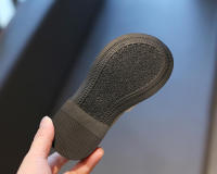 Zapatos de cuero para niñas, mocasines negros sin cordones, planos, perlas de estilo británico, para fiesta escolar, boda, novedad - details 19