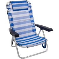 Pack de 2 sillas Plegables multiposición para Playa, jardín, terraza o Camping, 5 Posiciones Diferentes, Medidas 48x46x84 cm, Altura 21 cm, Reforzadas, Incluye asa de Transporte (85479) - details 23