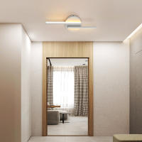 Goeco Lámpara de Pared LED Moderna 16W con Aplique para Interior en Color Blanco Material Aluminio y Silicona para Salón Dormitorio Escalera - details 5