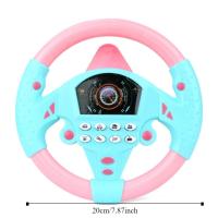 360 °   Volante de simulación de rotación, juguetes Montessori para educación temprana, copiloto, simulación de volante musical - details 0