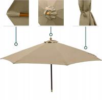 Tela de Paraguas UV30+ 295cm, 8 Huesos Paraguas de Reemplazo Impermeable para Patio y Jardín - details 5