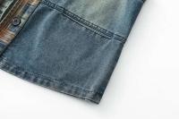 Chaleco Denim Retro para Mujer Chaleco Ajustado sin Mangas, Botón Único, Moda Casual de Primavera y Otoño, Novedad 2024 - details 14