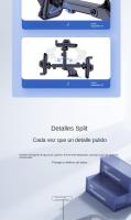 Soporte para teléfono móvil, accesorio para automóvil con salida de aire, soporte para teléfono con ventosa para automóvil con clip estabilizador mejorado 2024 y rotación de 360 ° soporte para teléfono móvil con liberación - details 10