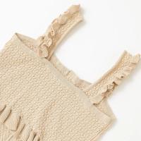 Top de Tirantes con Hombro Ancho Diseño Único de Cierre Lateral Material de Poliéster - details 6