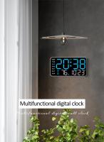 Reloj de Pared Digital LED Doble Alarma Control Remoto Función de Fecha y Hora - details 0