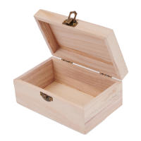 Caja de Madera de Alta Calidad S/M/L con Tapa Artesanal y Encaje Cuadrado para Decoración del Hogar y Almacenamiento de Suministros - details 23