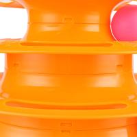 Juguetes Divertidos para mascotas, disco de bola loca para gato, placa de entretenimiento interactiva, plato giratorio Trilaminar de dos capas, torre de juguete para gato, disco de pista - details 8