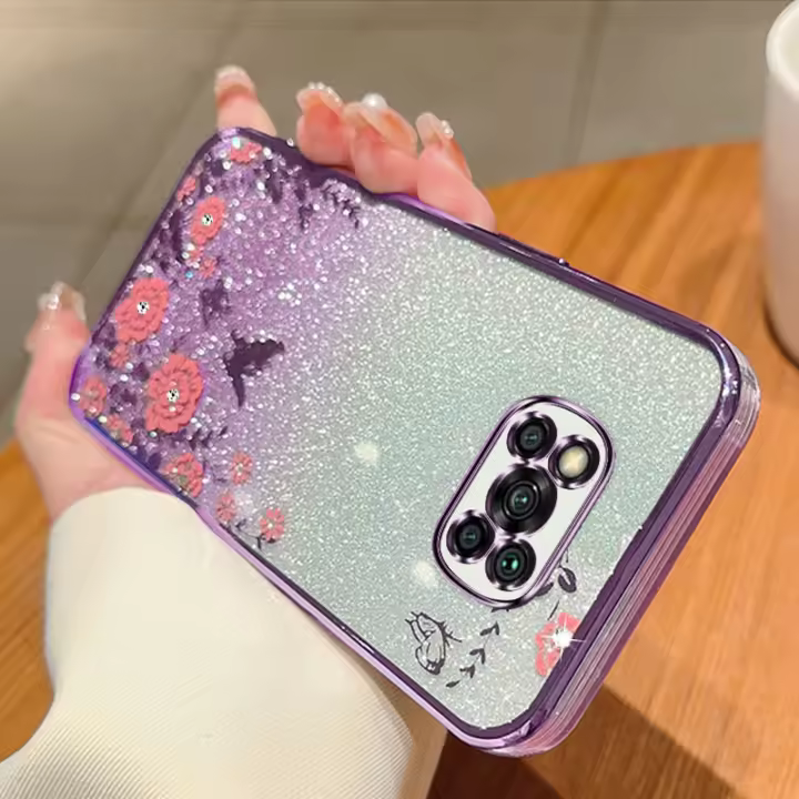 Funda de moda Flores Poo Flash Gaanoplastia Compatible con Xiaomi Poco X3 Pro,X3,X3 NFC - 1