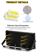 Reflector Led impermeable para exteriores, lámpara de calle de 100W, 150W, IP65, CA 220V, 240V - details 4