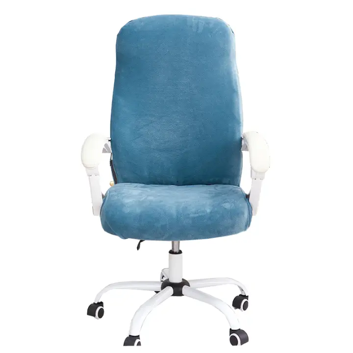 Cubierta de peluche, cubierta computadora, silla computadora de oficina - 1