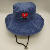 Sombrero de Pescador de Conejo Bordado de Algodón Sombrero de Sol Plegable para Verano para Hombres y Mujeres Gorra Deportiva y al Aire Libre - details 2