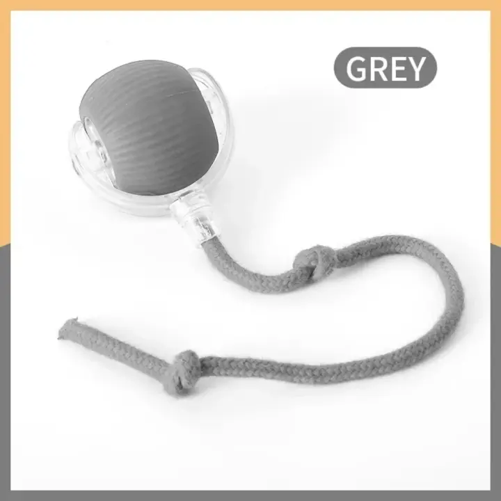 Pelota Interactiva para Gatos Pelota Rodante Automática, Cola Sintética, Juguete Eléctrico Inteligente Recargable para Mascotas, Entrenamiento para Perros y Gatos, Ratón de Imitación - 1