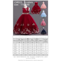 Vestido de noche largo para niñas, estilo princesa, para espectáculos, cumpleaños y eventos. - details 18