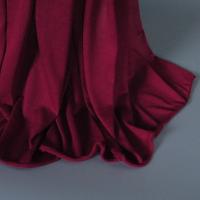 Hijab de algodón liso para mujer, chal largo y elástico, bufanda de red para el cuello, Sjaal musulmán, 35 colores, 180x80Cm - details 32