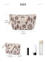 Bolsa de Cosméticos de Lona Portátil Estilo Estudiantil con Caracteres - details 6