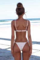 Conjunto de Bikini de Tres Puntas Ajustable Traje de Baño Ultradelgado de Color Sólido - details 3