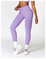 Mallas de Yoga para mujer, pantalones deportivos sin costuras de cintura alta, con realce de caderas, para entrenamiento y correr - details 11