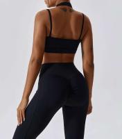 Conjunto de yoga sin costuras de 2 piezas para mujer, sujetador para gimnasio y correr, ropa deportiva, body, sujetador deportivo - details 33