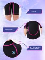 Traje de neopreno corto REALON para niñas, 2mm, para surf y natación en deportes acuáticos - details 2