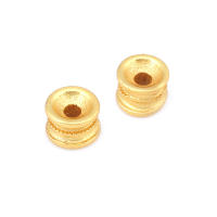 Gran Espaciador de Cilindro de Latón Dorado de 18K Accesorios para Hacer Pulseras - details 8