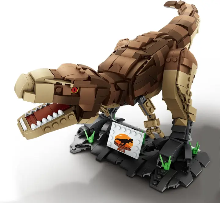 Juego de modelos de tiranosaurio de la serie Dinosaur, (993 piezas), bloques de construcción, juguetes, regalos para niños - 1
