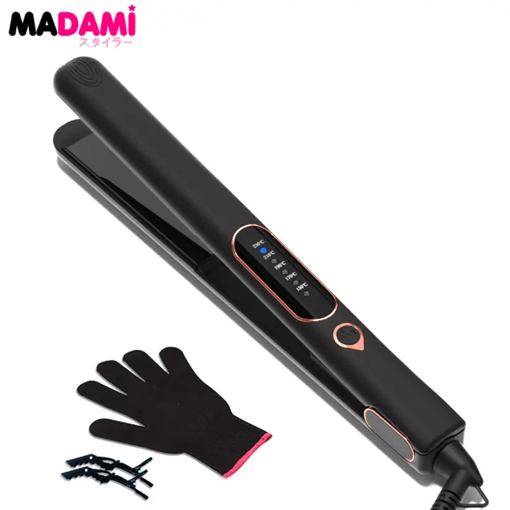 Placa Cerámica de Tourmalina Profesional Aliseador de Cabello de 1 Pulgada 230°C - 1