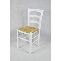 Venezia para Cocina y Comedor, Estructura en Madera de Haya barnizada Color Blanco y Asiento - details 6