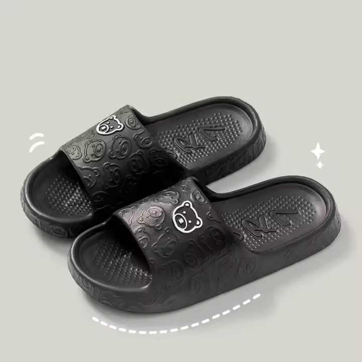 Zapatillas antideslizantes para mujer, ropa exterior, novedad de 2024, sandalias de baño para interior y hogar, verano para mujer - 1