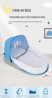 Portable Baby Beds Boys Girls Mosquito Proof Folding Nest Convenient Outdoor Travel Crib Newborn Bassinet Infant Sleeping Basket - details 0