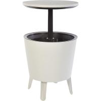 Mesa Nevera para Exterior y Jardín, Ratán, Color Crema, Capacidad 30 L, 45 latas - details 19