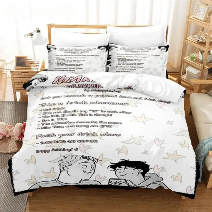 Conjunto de Cubierta de Edredón de Poliéster Diseño de Hojas de Arce de Mapa de Charlie Nick - 1