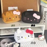 Funda de Lápices de Peluche Hello Kitty Bolsa de Almacenamiento de Papelería Grande para Estudiantes Bolsa de Maquillaje Kawaii para Niñas Regalo de Fiesta Perfecto - details 4