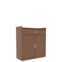 Inicio Descuento Armario Zapatero con 2 cajones para organizar y almacenar Zapatos, de la Marca, Mueble de Madera con cajones, Madera de Nogal - details 15
