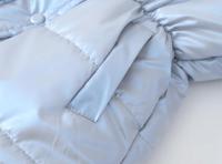 Manténgase abrigado y parece con estilo: chaqueta térmica con capucha para niña con acolchado alternativo de plumón para invierno - details 34