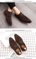 Pakaian Chaussure Homme zapatos formales de hombre de diseño italiano de alta calidad negros, cuero - details 5