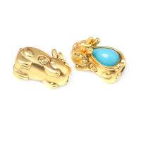 Pulseras de Abalorios Nepalaesas Estilo Vintage de Metal Dorado Mate 5PCS Accesorios de Joyería DIY - details 49
