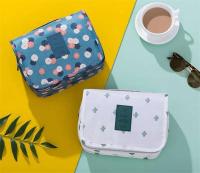 Organizador de baño impermeable con gancho para mujer, bolsa de almacenamiento portátil para maquillaje, cosméticos, viaje, lavado de inodoro - details 8