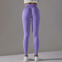 Leggings de yoga sin costuras para mujer, ropa deportiva de entrenamiento, pantalones deportivos de cintura alta - details 92