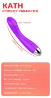 Vibrador de punto G potente masajeador vaginal estimulador del clítoris juguete sexual para adultos para consolador para mujeres varita de masturbación 12 modos de vibración - details 7